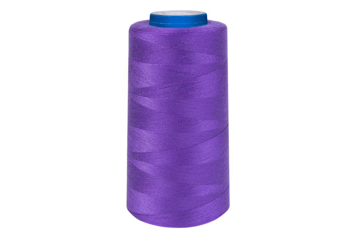 Швейные нитки полиэстер 40/2 5000 ярд цв.фиолетовый Strong уп.1 шт
